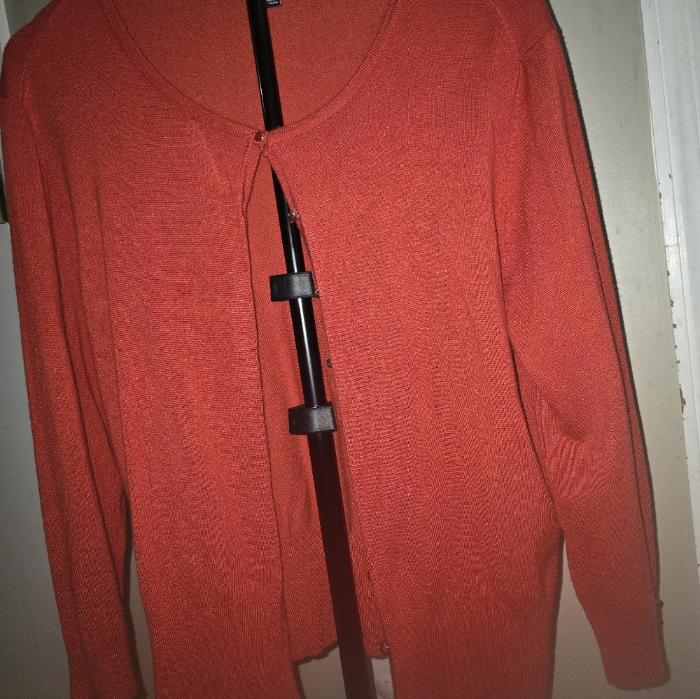 Premise Vibrant Orange Cardigan